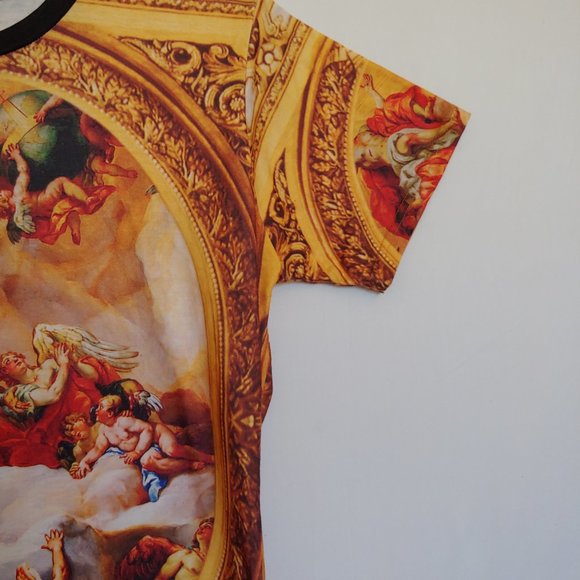 Tshirt with St Charles Borromeo from famous Italian painting made in Portugal - Picture 8 of 11